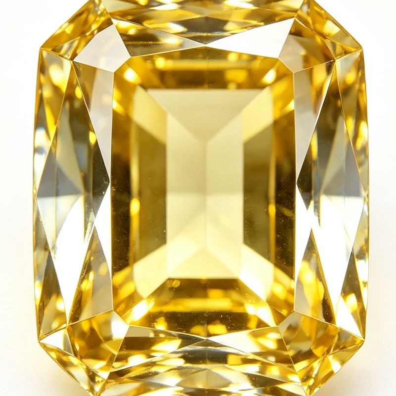 5.37 Carat Saotharlann Cuisín Tréan Oráiste VS2 CVD-Diamond Fásta